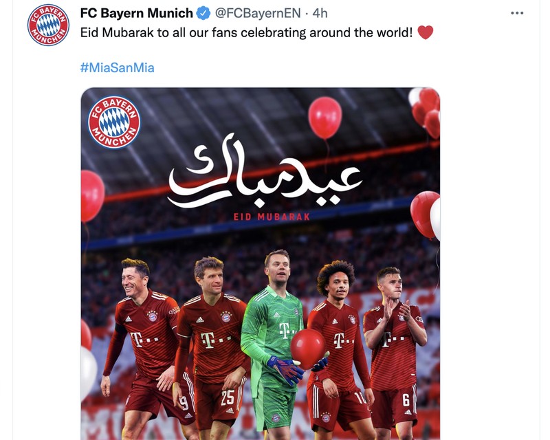 Selamat lebaran klub bola