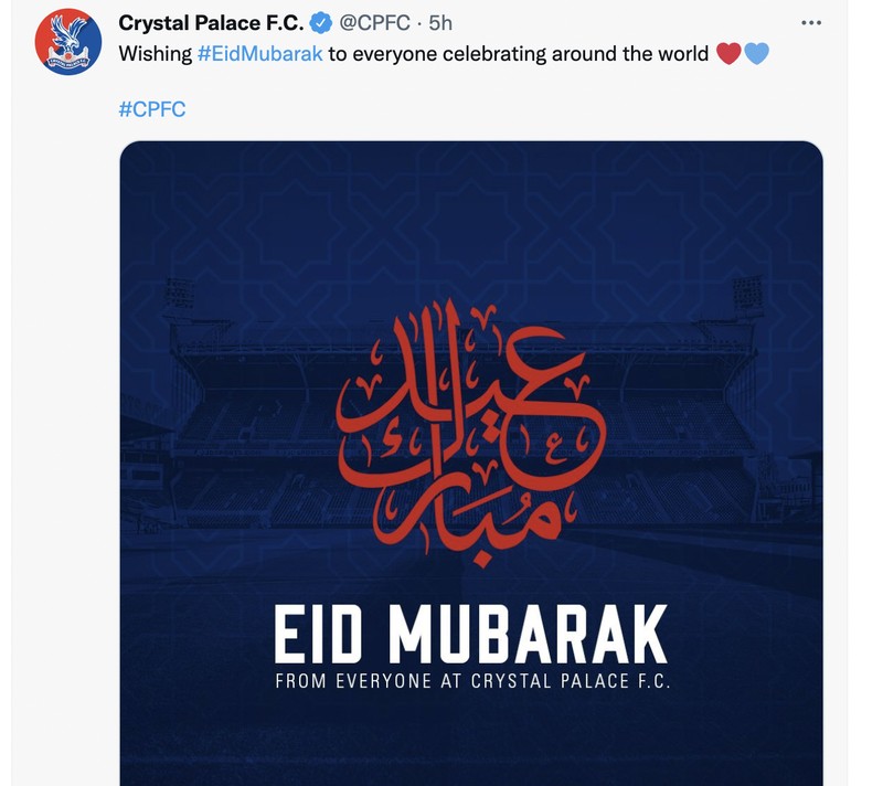 Selamat lebaran klub bola