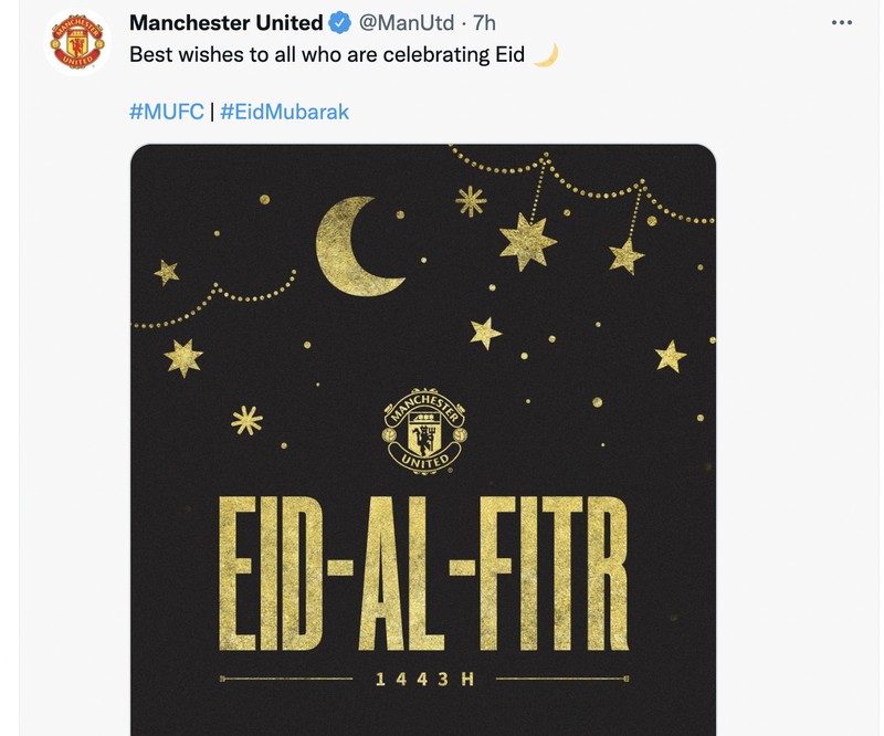 Selamat lebaran klub bola