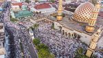 Semarak Salat Idul Fitri di Berbagai Daerah