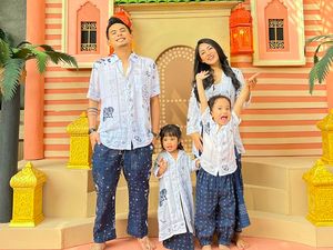 7 Gaya Rachel Vennya dan Mantan Kompak Seragaman Lebaran, Didoakan Rujuk