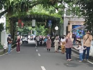 Kebun Raya Bogor Dibanjiri 3.000 Pengunjung di Hari Pertama Lebaran