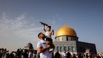 Suka Cita Anak-anak Palestina Rayakan Idul Fitri di Yerusalem