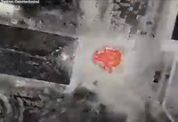 Tank Rusia dibom drone Ukraina