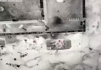 Tank Rusia dibom drone Ukraina