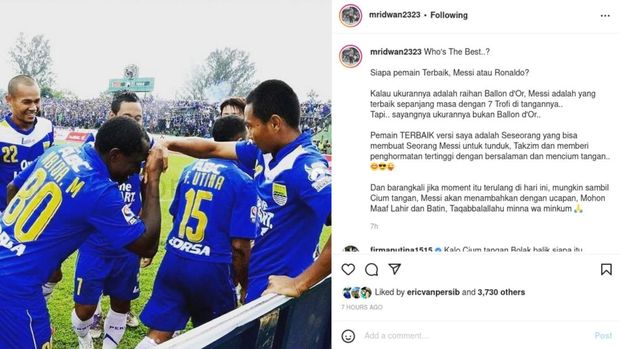 Unggahan M Ridwan.