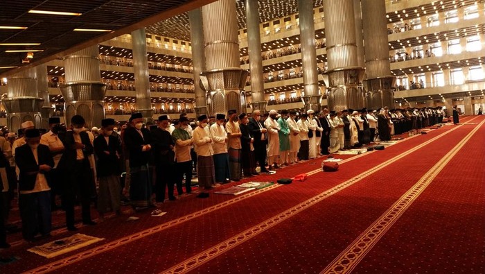 Wapres Maruf Amin hadir Salat Id