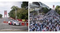 Shalat Idul Fitri berjamaah kembali dilaksanakan setelah dua tahun tidak diperbolehkan melaksanakan shalat ied di kawasan tersebut.  