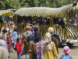 29 Ribu Orang Kunjungi Taman Margasatwa Ragunan hingga Siang Ini