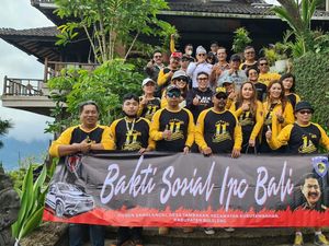 Bamsoet dan IMI Bagikan Paket Sembako ke Warga di Bali