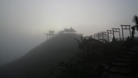 Saat matahari belum terbit, traveler bisa memandang luasnya hamparan embun yang seakan membentuk gumpalan awan dari atas Bukit Panyangrayan. Pemandangan ini akan semakin cantik ketika si matahari mulai menampakkan dirinya di antara embun awan ini. Pohon-pohon yang berdiri tegak di sekeliling bukit sekitarnya makin menambah pesonanya.