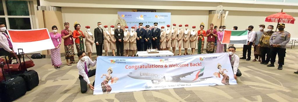 Emirates Mendarat di Bali