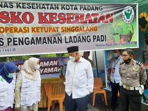 H+1 Idul Fitri, Gubernur Sumbar Tinjau Posko Pengamanan Lebaran
