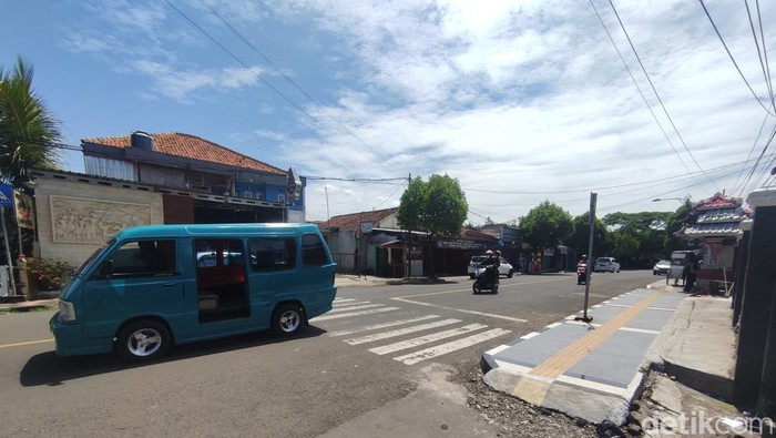 Lokasi pemotor ugal-ugalan saat salat Id di Cianjur