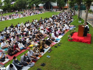 Suka Cita Masyarakat Indonesia Merayakan Idul Fitri di Bangkok
