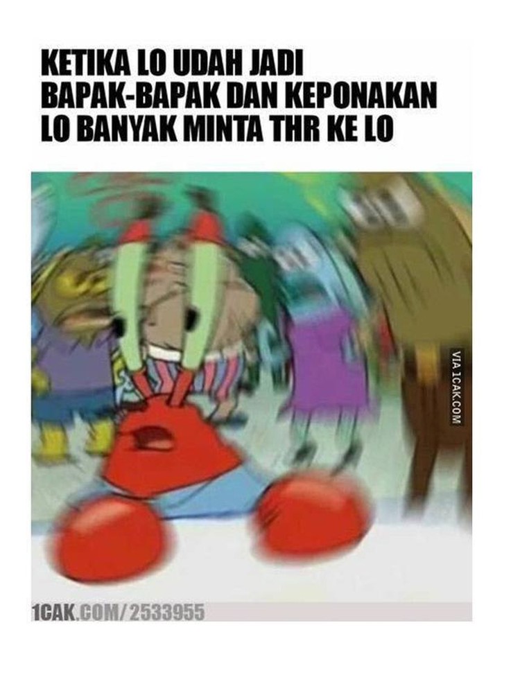 Meme THR 2022 Meme tidak dapat THR.
