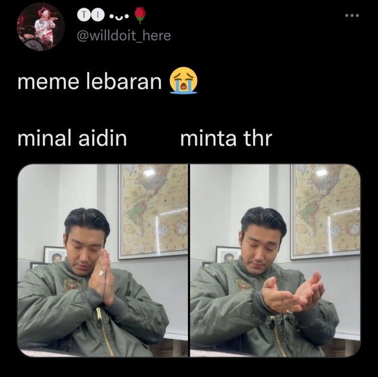 Meme THR 2022 Meme tidak dapat THR.