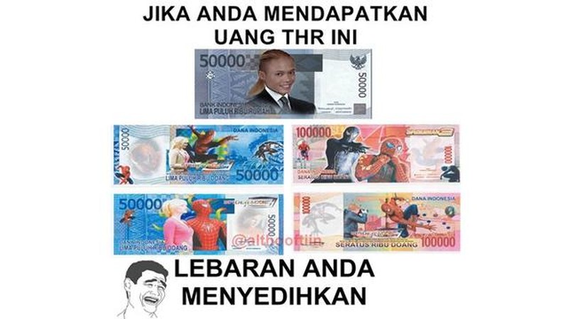 Meme tidak dapat THR.