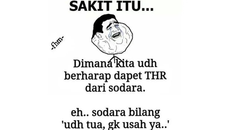Meme THR 2022 Meme tidak dapat THR.