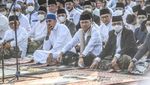 Momen Ahmad Sahroni Rayakan Lebaran dengan Keluarga