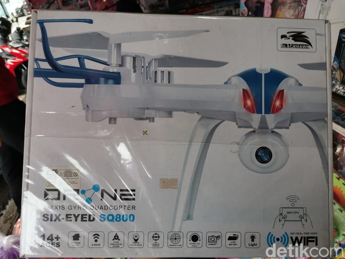 Penampakan drone murah meriah di Pasar Gembrong