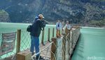 Penampakan Objek Wisata Kawah Putih yang Ramai Pengunjung