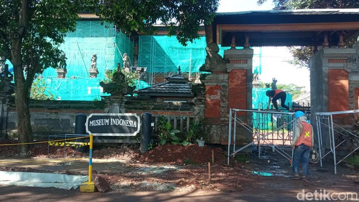 Progres revitalisasi di Taman Mini (Fakhri/detikcom)