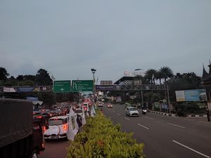 Kemacetan di Puncak Terurai, One Way di Arah Puncak-Jakarta Berakhir