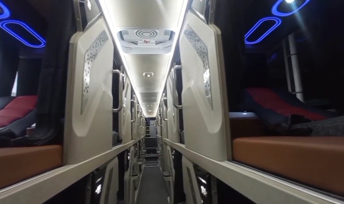 Sleeper bus baru PO Harapan Jaya