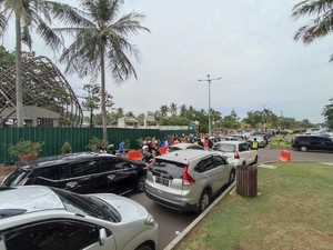 Penuhnya Ancol Saat Libur Lebaran Bikin Cari Parkir Saja Berjam-jam