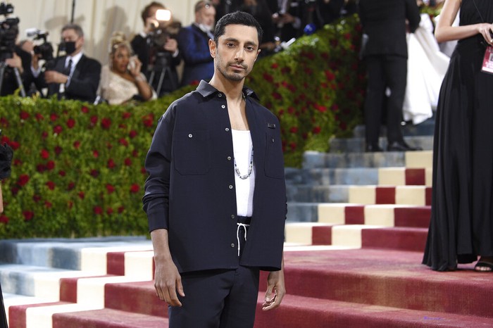 US-THE-2022-MET-GALA-CELEBRATING- NEW YORK, NEW YORK - MAY 02: Riz Ahmed attends The 2022 Met Gala Celebrating