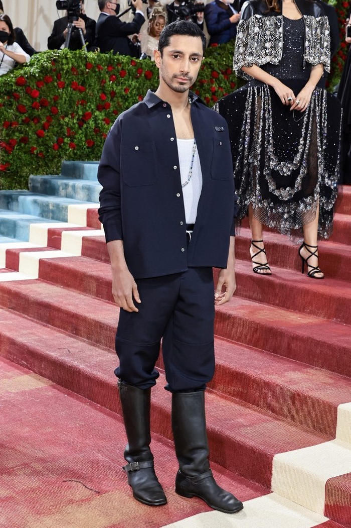 US-THE-2022-MET-GALA-CELEBRATING- NEW YORK, NEW YORK - MAY 02: Riz Ahmed attends The 2022 Met Gala Celebrating