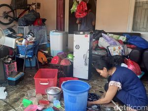 Saat Pemudik Mondar-mandir Balik ke Tangsel Gegara Banjir