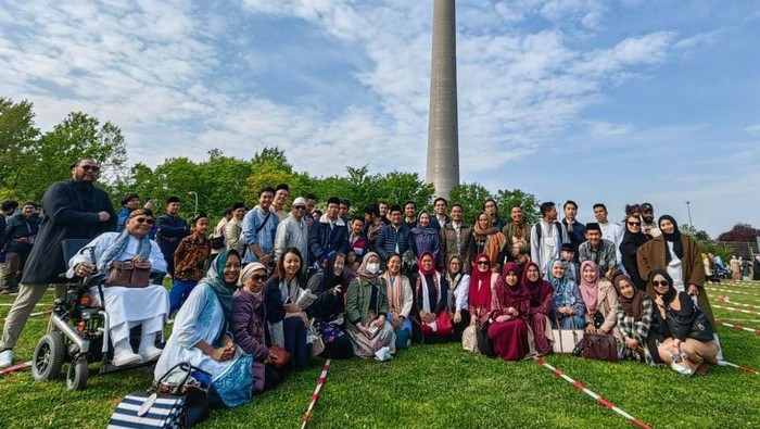 WNI berlebaran di Jerman, Selasa (3/5/2022).