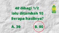 Ada yang punya jawaban berbeda?