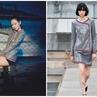 Pelantun lagu SOLO itu juga memakai jaket berbahan sequin dari koleksi Chanel Spring/Summer 2020 saat menjalani pemotretan bersama Vogue Korea. Foto: dok. Chanel