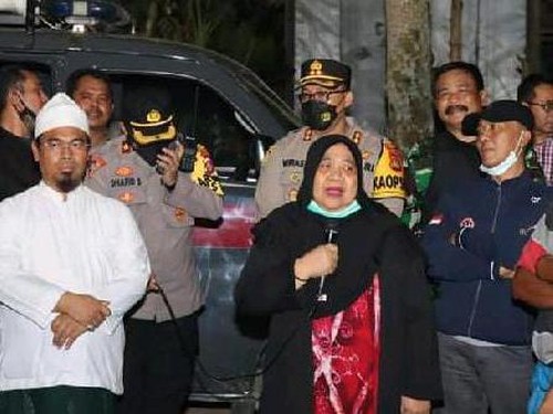 Ketua FKUB Lombok Barat, TGH Subeki Sasaki minta pemuda di Desa Mareje Berdamai.