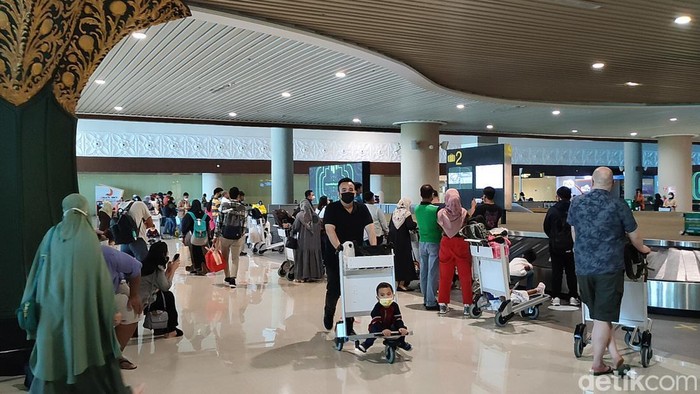 Kondisi terminal kedatangan Bandara YIA, Kulon Progo, DIY, Rabu (4/5/2022) siang.