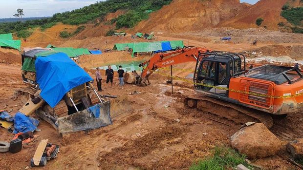 Lokasi tambang emas ilegal di Bulungan, Kaltara (Dok. Istimewa)