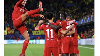 Kami ke final Liga Champions, cuit akun Liverpool di Twitter. Foto: Twitter