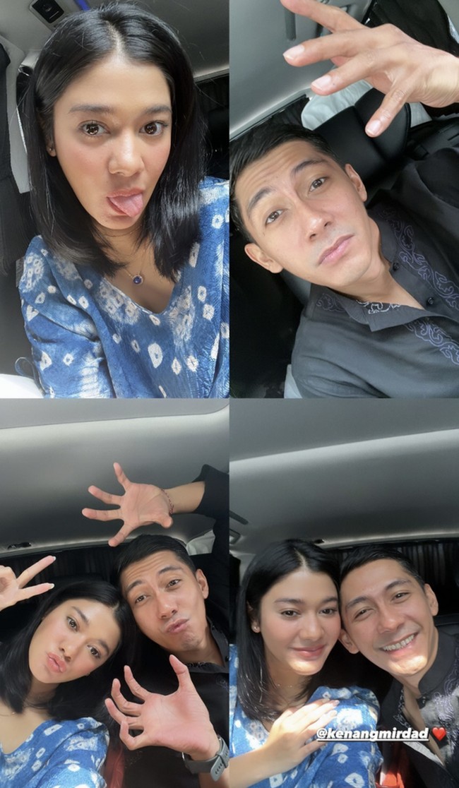 Nay pun mengabadikan momemnya bersama sang kakak, Kenang Mirdad ketika dalam perjalanan menuju rumah ayah mereka. Dikatakan jik Naysilla mudik setelah dua kali absen merayakan Lebaran bersama.Foto: Instagram @naymirdad