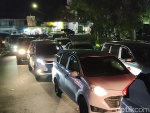 Ribuan Pemudik Tinggalkan Garut, Jalur Kadungora Padat