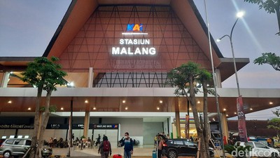 Keren! Wajah Baru Stasiun Malang, Bisa Lihat Gunung dari Sky Bridge