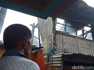 Lagi! 3 Rumah di Makassar Ditinggal Penghuninya Mudik Terbakar