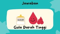 Hayo ingat selalu kendalikan gula darah supaya enggak kena diabetes.