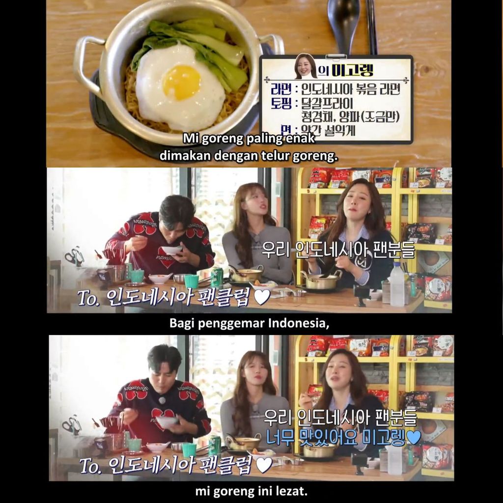 Indomie muncul di program tv Korea, seleb ini doyan banget