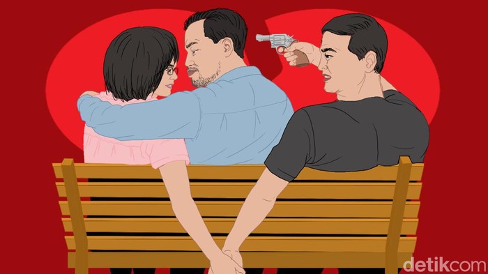 Ilustrasi Pembunuhan Karena Cinta Segitiga
