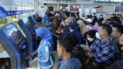 Penampakan Arus Balik di Pelabuhan Bakauheni Lampung