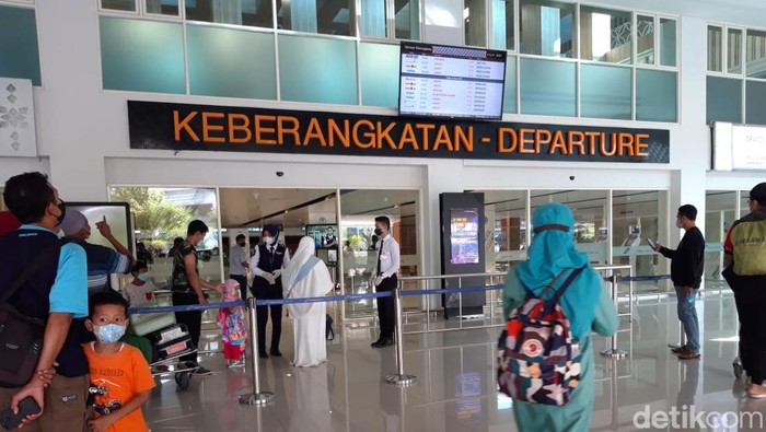 Suasana di Bandara Adi Soemarmo Solo, Kamis (5/5/2022).
