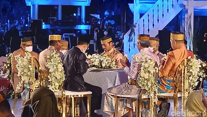 Akad nikah putri sulung Wali Kota Makassar Danny Pomanto.